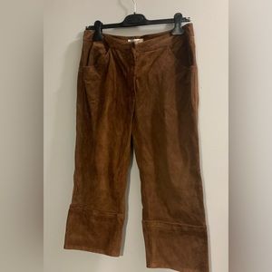 Max Mara Suede Pants SZ 44 New